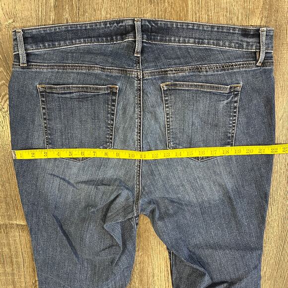 Loft Plus Modern Skinny Jean Slim Pockets Curvy Stretch Tapered Ankle Sz: 18 - Picture 7 of 10